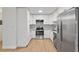 Modern kitchen with stainless steel appliances at 6930 E Girard Ave # 207, Denver, CO 80224