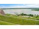 Breathtaking aerial view of the lake and marina, ideal for boating and water activities at 3852 S Dallas St # 8-102, Aurora, CO 80014