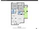 Detailed floorplan showing layout with primary bedroom, kitchen, living room, and balcony dimensions at 3852 S Dallas St # 8-102, Aurora, CO 80014