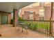 Cozy outdoor patio with table and chairs, perfect for relaxing outside at 3852 S Dallas St # 8-102, Aurora, CO 80014