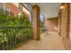 Relaxing outdoor patio featuring mature landscaping and privacy at 3852 S Dallas St # 8-102, Aurora, CO 80014