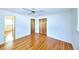 Bright bedroom with hardwood floors, closet space, and natural light at 6579 S Lincoln St, Centennial, CO 80121