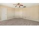 Bedroom with double door closet and ceiling fan at 6500 E Asbury Ave, Denver, CO 80224