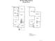Detailed floor plan of the house showing the layout of rooms on both levels at 9715 E 33Rd Ave, Denver, CO 80238