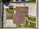 Birds eye view of the property showcasing a yard, driveway, and home layout at 2704 S Ames Way, Denver, CO 80227