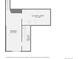 Basement floor plan showing laundry area, electrical room and basement layout at 5101 Meade St, Denver, CO 80221