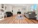 Comfortable living room with hardwood floors and natural light at 1073 Galena St, Aurora, CO 80010