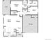 Detailed first-floor floorplan showcases a primary suite, guest bedroom, kitchen, great room, garage, and patio at 21917 E 51St Dr, Aurora, CO 80019