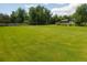 Expansive backyard featuring a large, well-maintained lawn and mature trees, perfect for outdoor activities and relaxation at 2208 Champlain Dr, Boulder, CO 80301