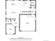 Detailed floor plan showcasing the layout of the home's main level with dimensions for each room at 6185 Saddle Bow Ave, Parker, CO 80134