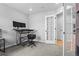 A versatile home office space featuring modern work stations, creating a perfect setting for productivity at 6185 Saddle Bow Ave, Parker, CO 80134