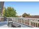 Deck with seating area and views of the neighborhood at 7814 Club Crest Dr, Arvada, CO 80005