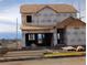 New home under construction featuring a two-story layout and mountain views at 16835 Mckay Dr, Mead, CO 80542