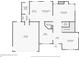 Detailed floor plan showcasing the layout of the home's first floor at 1744 Brookside Dr, Highlands Ranch, CO 80126