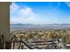 Scenic balcony view of the mountains and city at 5455 Landmark Pl # 815, Greenwood Village, CO 80111