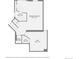 Basement floor plan with recreation room, utility, gym, room, and WIC at 12534 W Hoover Ave, Littleton, CO 80127