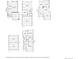 Complete floor plans for each level of the home's layout at 12534 W Hoover Ave, Littleton, CO 80127