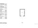 A floorplan drawing of a shed with a single door on a white background with its dimensions at 412 N 10Th Ave, Brighton, CO 80601