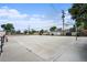 Outdoor basketball court features full court lines, backboards and chainlink fence at 150 N 7Th Ave, Brighton, CO 80601