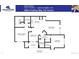 Detailed floor plan showcasing the layout of this property, including bedroom and bathroom dimensions at 2662 S Cathay Way # 110, Aurora, CO 80013