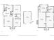 Floor plans for the main, basement, and detached garage including measurements of each room at 1683 S Lafayette St, Denver, CO 80210