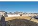 Large fenced backyard offering privacy and plenty of room to enjoy the outdoors at 17901 E Emilia Dr, Parker, CO 80134