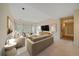 Staged basement with ample natural light at 787 W Meadow Rd, Evergreen, CO 80439