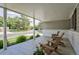 Inviting covered front porch, offering a relaxing seating area and view of the neighborhood at 3843 S Quince St, Denver, CO 80237