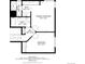 Upstairs floor plan with primary bedroom, bath and bedroom layout at 551 Snowy Owl Pl, Highlands Ranch, CO 80126