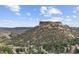 Scenic view of Castle Rock with surrounding landscape and blue sky at 20 Wilcox St # 318, Castle Rock, CO 80104