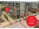 Brick building with sidewalks, shopping, and street parking featuring Castle Rock views at 20 Wilcox St # 318, Castle Rock, CO 80104