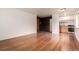 Open living space featuring hardwood floors and updated kitchen at 200 N Sherman St # 7, Denver, CO 80203