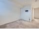 Unfinished basement offering potential for customization, with utility hookups and ample space at 17681 E Loyola Dr # E, Aurora, CO 80013
