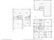 Detailed floor plan showcasing the layout of the home's first and second floors, and basement at 9283 Sedalia St, Commerce City, CO 80022