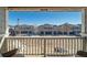 View from balcony overlooking townhomes and parking lot at 17358 Waterhouse Cir # F, Parker, CO 80134