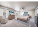 Main bedroom with plush carpeting and a ceiling fan at 17358 Waterhouse Cir # F, Parker, CO 80134