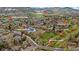 Aerial view of the property's location near parks, trails, and downtown Golden at 613 Iowa St, Golden, CO 80403