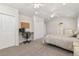 Large bedroom with neutral color scheme, ample windows, and ceiling fan at 8474 E Otero Cir, Centennial, CO 80112