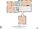 Floor plan showcasing the layout of the bedrooms and bathrooms on the upper floor of the home at 8474 E Otero Cir, Centennial, CO 80112
