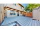 The back deck of this home includes a view and provides great outdoor living space at 8752 E Amherst Dr # D, Denver, CO 80231
