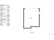 Floor plan of the garage showing dimensions and entry point at 8752 E Amherst Dr # D, Denver, CO 80231
