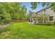 Expansive backyard featuring a lush lawn, wooden fence, and a covered patio perfect for outdoor gatherings at 7708 S Krameria Ct, Centennial, CO 80112