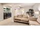 Finished basement offers a seating area, a laundry room, and a desk at 7708 S Krameria Ct, Centennial, CO 80112