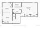 Basement floor plan showing bedrooms, a bathroom, a Gathering room, and closets for ample storage at 7708 S Krameria Ct, Centennial, CO 80112