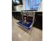 Stainless steel oven featuring a blue interior and multiple rack levels provides a professional cooking experience at 1815 Avery Way, Castle Rock, CO 80109