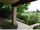 Covered patio and view of backyard at 2819 Canyon Crest Dr, Highlands Ranch, CO 80126