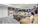 Spacious finished basement with wet bar, neutral carpet, and plenty of room for entertaining at 16123 Quarry Hill Dr, Parker, CO 80134