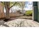 Backyard featuring a concrete patio and green grass and wood fence at 19644 E Girard Dr, Aurora, CO 80013