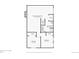Basement floorplan featuring finished area, two bedrooms, a full bathroom, and laundry room at 19644 E Girard Dr, Aurora, CO 80013