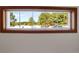 Picture window view of snow-dusted landscape and trees, bringing nature indoors at 3619 Estates Cir, Larkspur, CO 80118